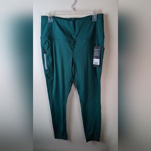 NWT Backcountry women's green trail leggings size 14